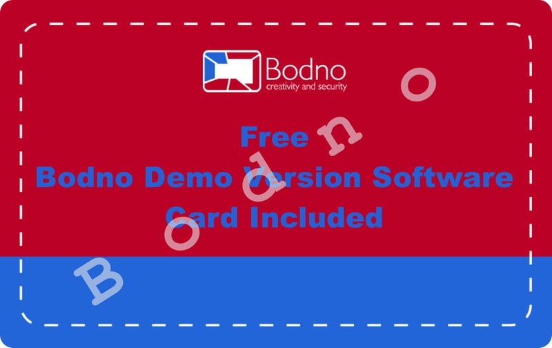 Bodno Magicard 600 Printer MB250YMCKOK Color Ribbon - YMCKOK - 250 Prints Software Demo Card - Image 2